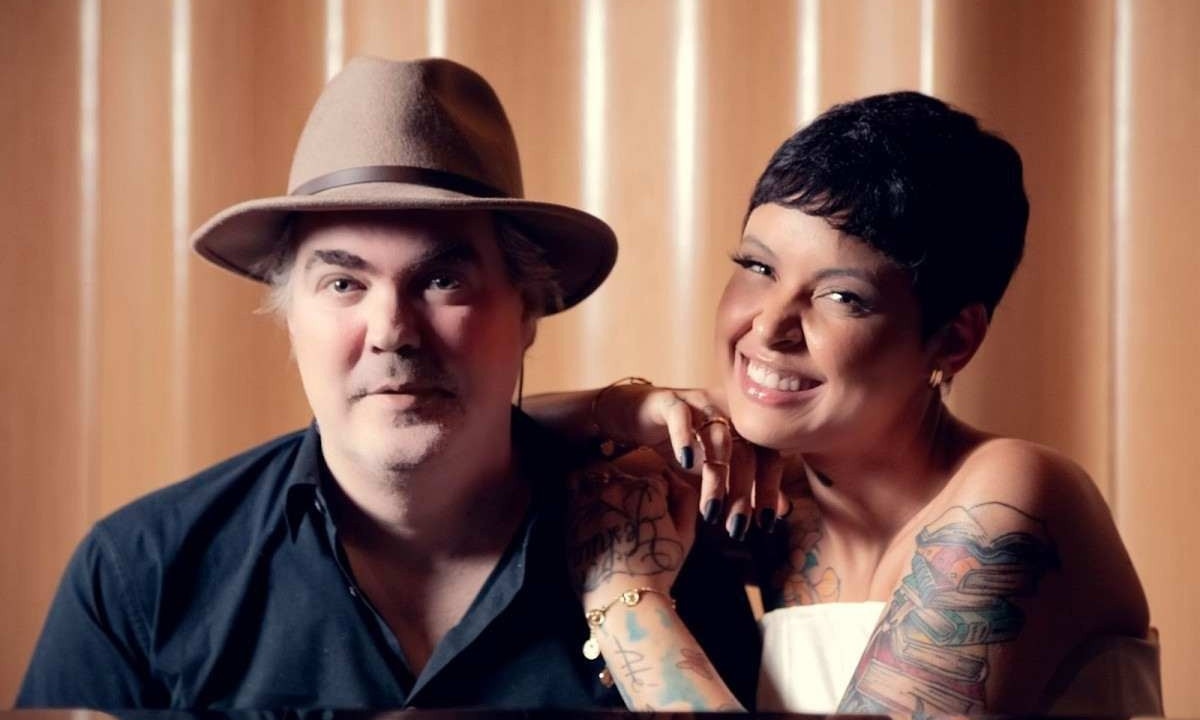 Daniel Jobim e Kell Smith na comemoração dos 50 anos do lançamento do disco 