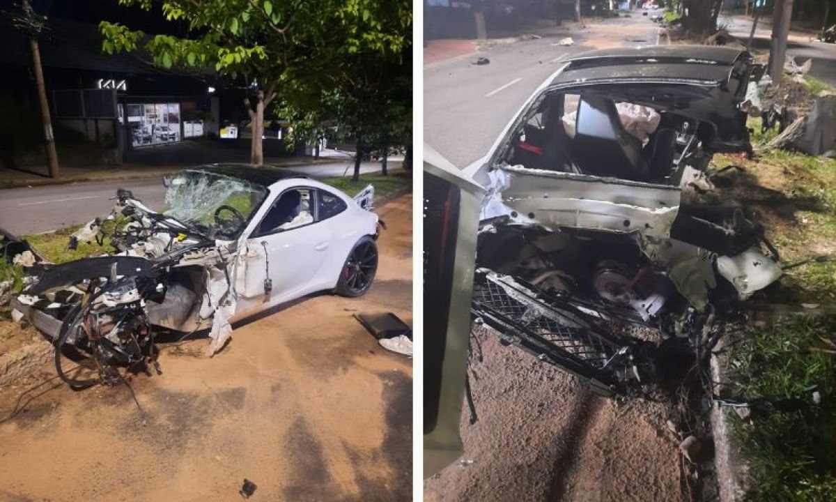 Motorista de Porsche tem alta do hospital e é levado para prisão em BH