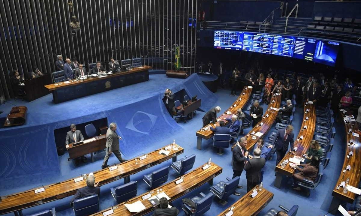 Senadores aprovam projeto de lei que regulamenta apostas esportivas no Brasil -  (crédito:  Jonas Pereira/Agência Senado)