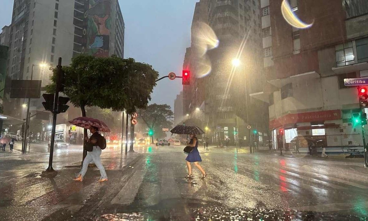 Chuva forte pode atingir Belo Horizonte  -  (crédito: Ramon Lisboa/EM/D.A. Press)