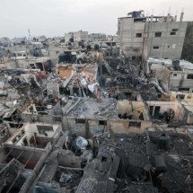Israel localiza depósito de armas do Hamas em Gaza - MOHAMMED ABED / AFP