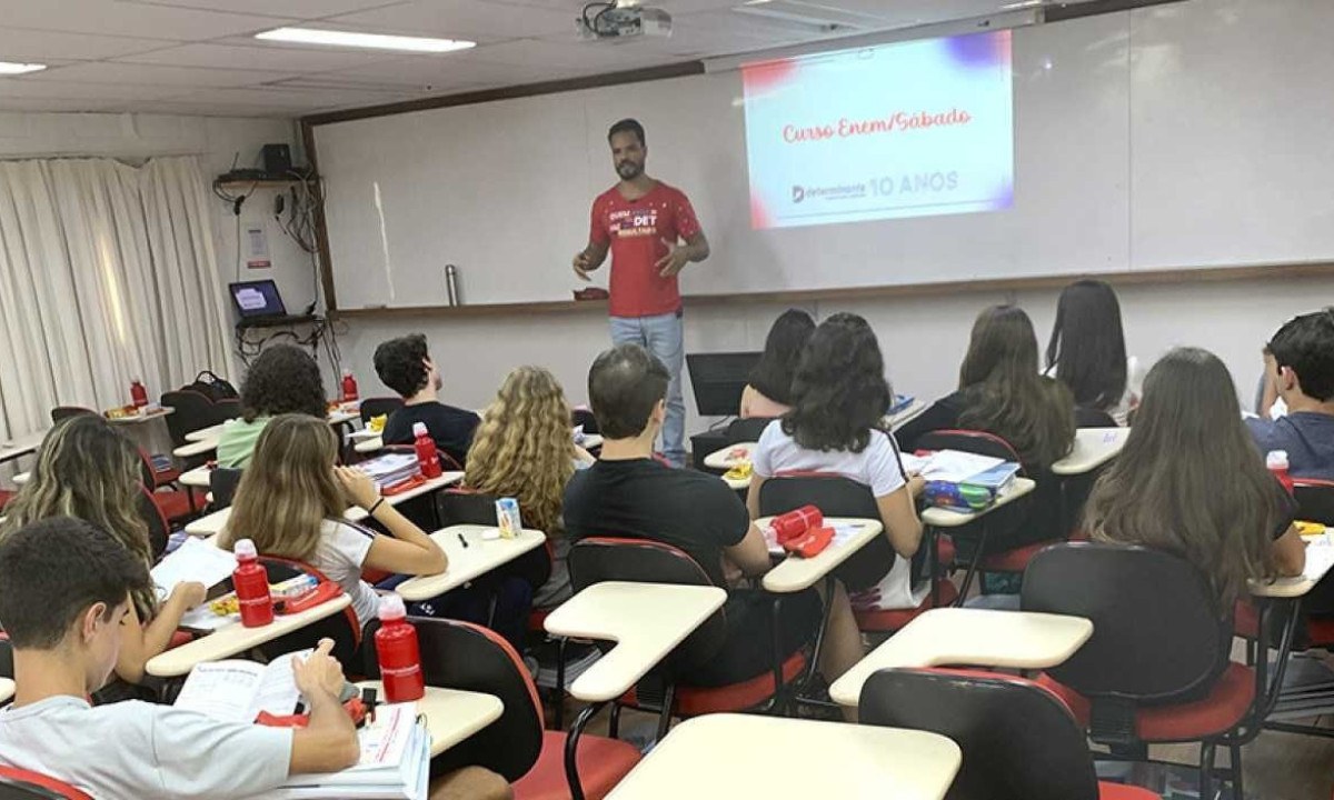 O Colégio e Pré-vestibular Determinante inicia com o planejamento anual de
estudos -  (crédito: divulgação)