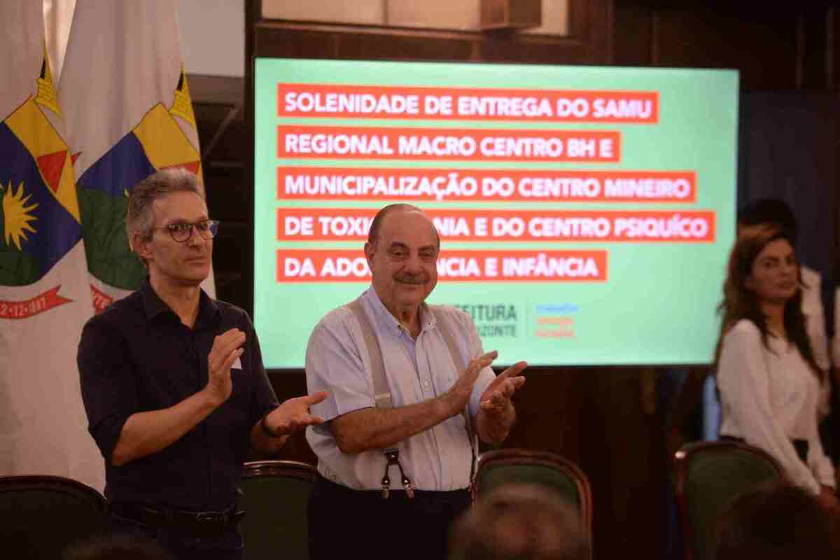 Zema e Fuad participaram do evento -  (crédito: Túlio Santos/EM/D.A press)