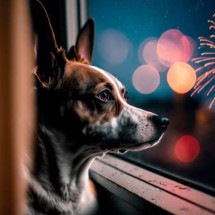 Fogos de artifício: como proteger os pets do estresse que pode levar a morte - Freepik