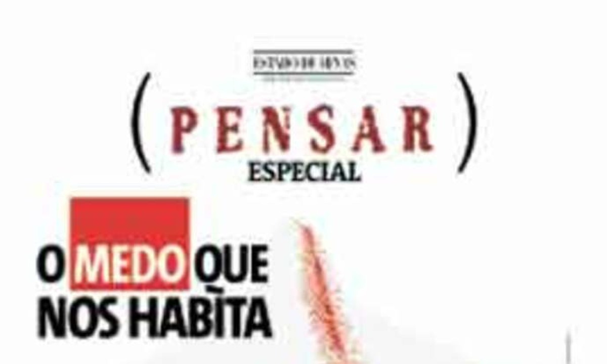 capa pensar O medo que nos habita -  (crédito: Estado de Minas)