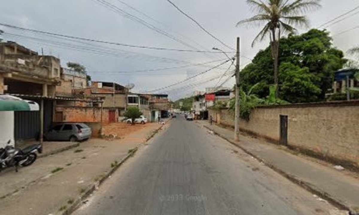 O tiroteio acordou moradores da Rua Santa Filomena, em Ribeirão das Neves -  (crédito: Google maps)