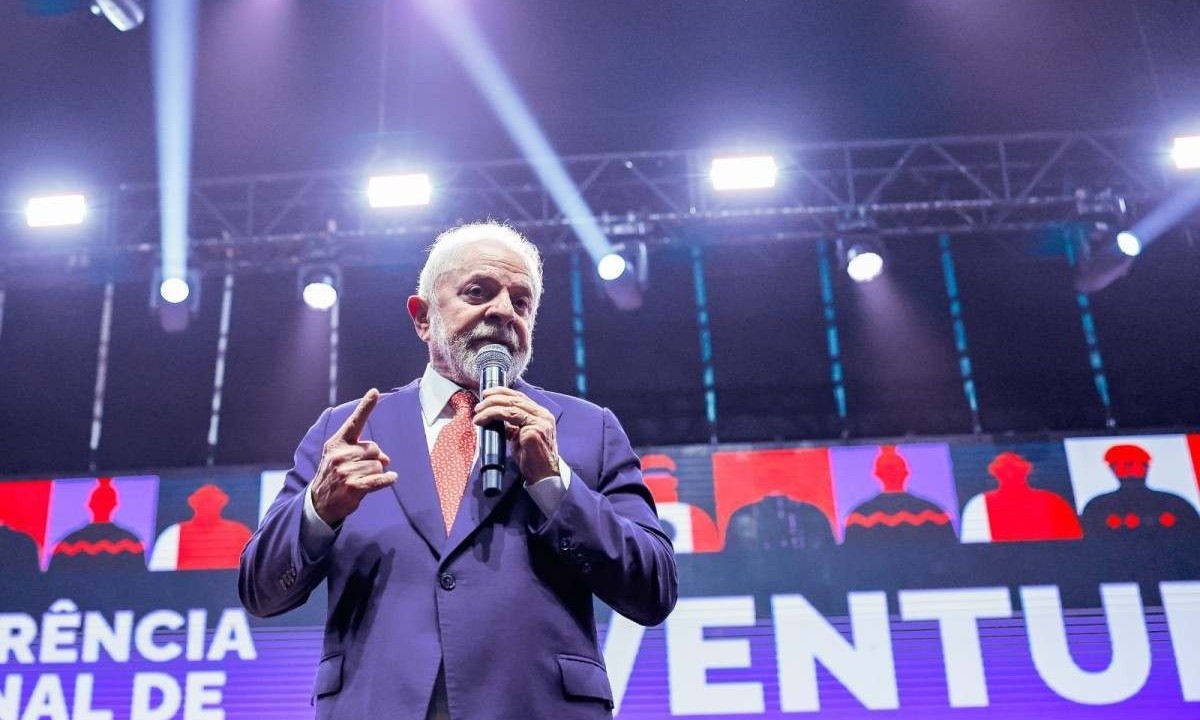 Presidente Luiz Inácio Lula da Silva participa da 4ª Conferência Nacional da Juventude, em Brasília -  (crédito: Ricardo Stuckert / PR)