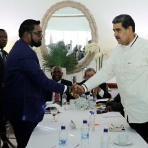 Essequibo: Próximo encontro entre Venezuela e Guiana ocorrerá no Brasil - MARCELO GARCIA / Venezuelan Presidency / AFP