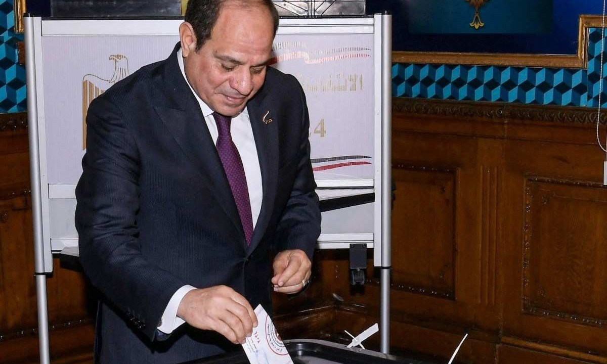 Abdel Fattah al-Sisi, ditador do Egito
 -  (crédito: HANDOUT / EGYPTIAN PRESIDENCY / AFP)