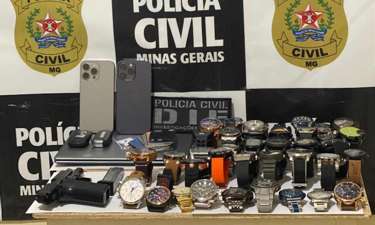 Material foi apreendido pela Polícia Civil -  (crédito: PCMG/Divulgação)