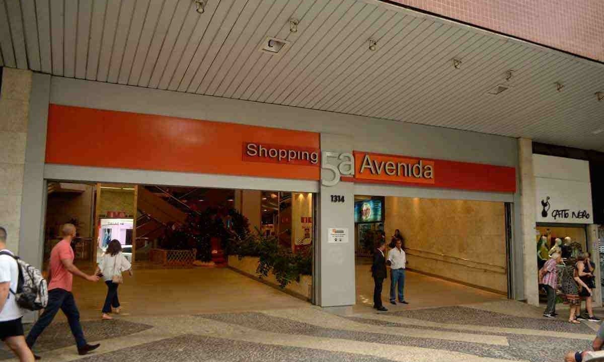Shopping 5ª Avenida, localizado na Região Centro-Sul da capital -  (crédito: Tulio Santos/EM/D.A Press)