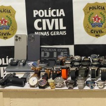 Casal investigado por fraude e furto em SP é preso no interior de Minas - PCMG/Divulgação