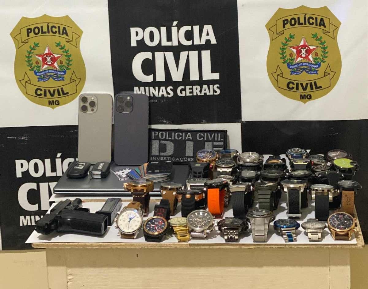 Casal investigado por fraude e furto em SP é preso no interior de Minas