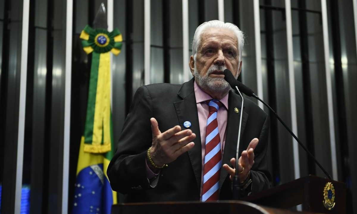 Jaques Wagner (PT-BA), que é líder do governo no Senado, comentou as falas de Lula sobre Gaza -  (crédito:  Roque de Sá/Agência Senado)