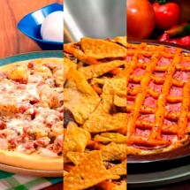 Dieta zero: Pizzas ousadas fogem dos sabores comuns - Montagem Flipar