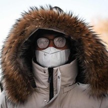 China enfrenta onda de frio recorde; termômetro chegou a - 33°C - JADE GAO / AFP