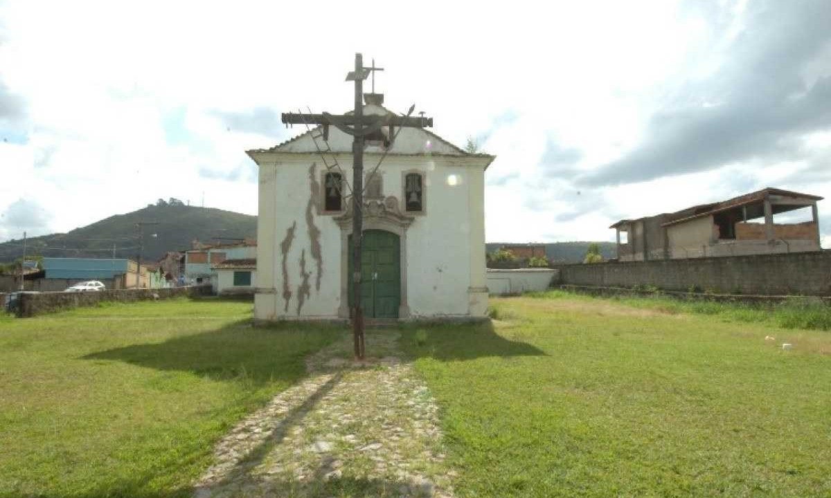 Igreja do Rosário, do Século XVIII, é um dos patrimônios históricos de Itabirito - (crédito: Cristina Horta/EM/D.A Press)