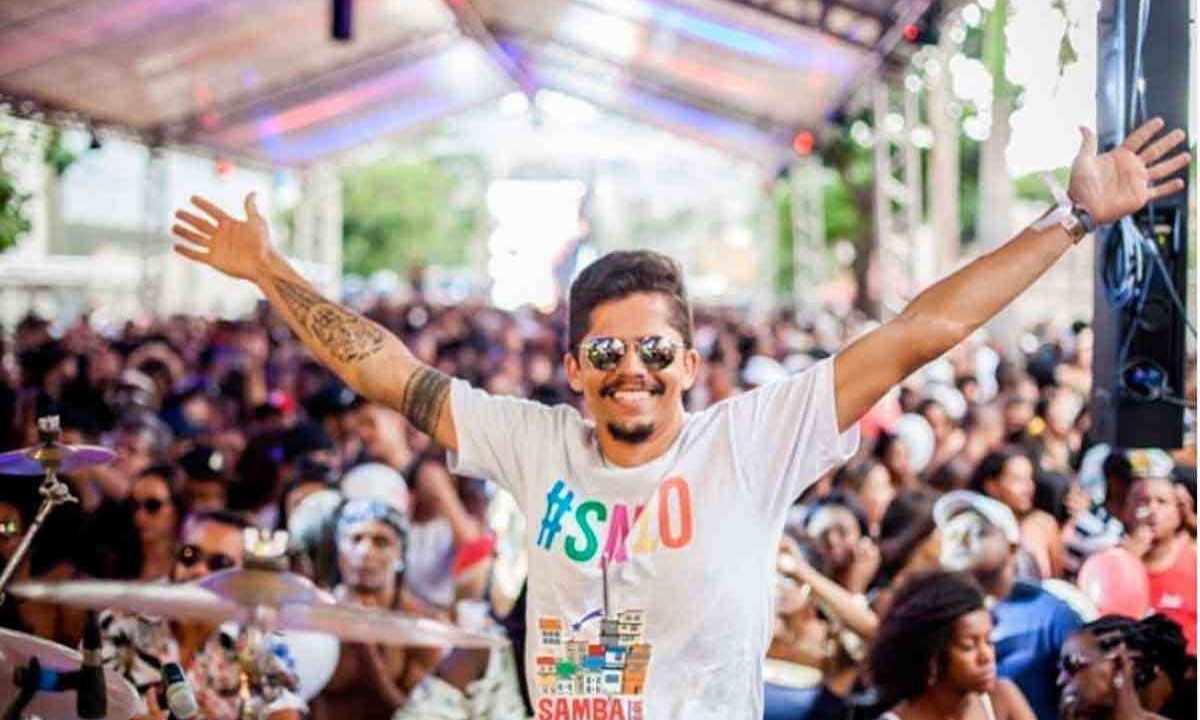 Robson Batata promete muito samba no dia de Natal, além de reggae e funk -  (crédito: Instagram/reprodução)