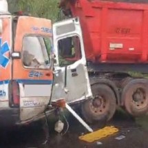 Tragédia na BR-040: cinco pessoas morrem em acidente entre ambulância e carreta - Divulgação / PRF