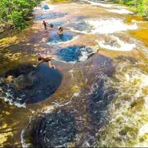 ‘Buracos’ misteriosos em rio na Amazônia intrigam internet; veja! - reprodução instagram