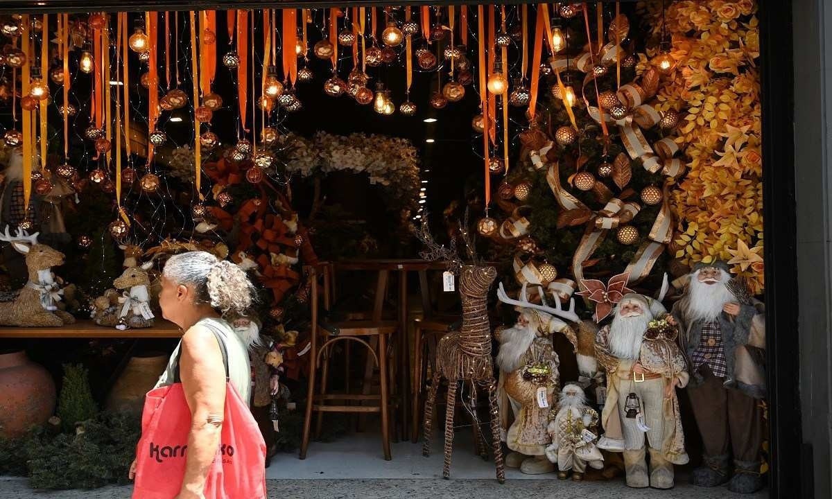 A maioria das lojas estarão fechadas na segunda-feira (25/12) -  (crédito: Leandro Couri/EM/D.A. Press)