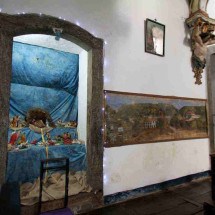 Presépio de igreja em Sabará tem painel do século 19 que mostra antigo povoado - EDÉSIO FERREIRA/EM/D.A PRESS