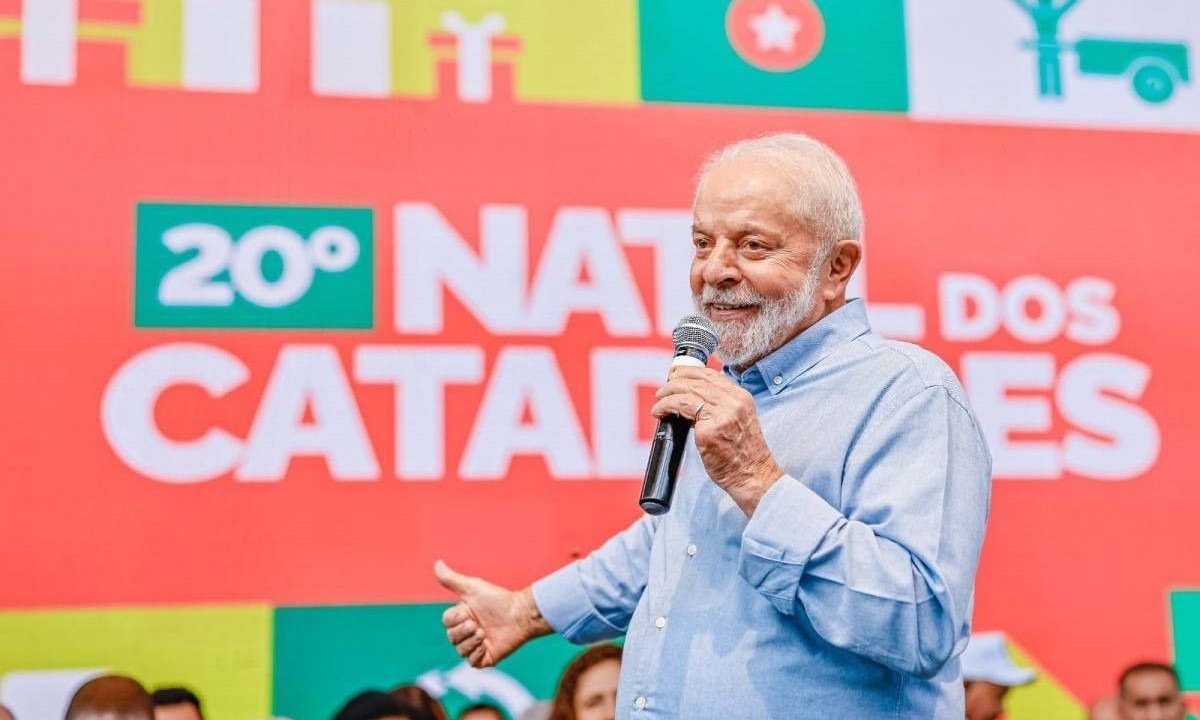 Presidente Luiz Inácio Lula da Silva (PT) vai passar o Natal com seus familiares -  (crédito: Ricardo Stuckert / PR)