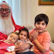 Papai Noel solidário - arquivo pessoal
