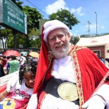BH: Com Papai Noel e presentes, milhares celebram Natal no Restaurante Popular - Leandro Couri/EM/D.A. Press