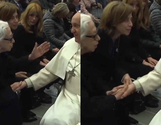 Fernanda Montenegro recibe la bendición del Papa Francisco y se viraliza en redes sociales