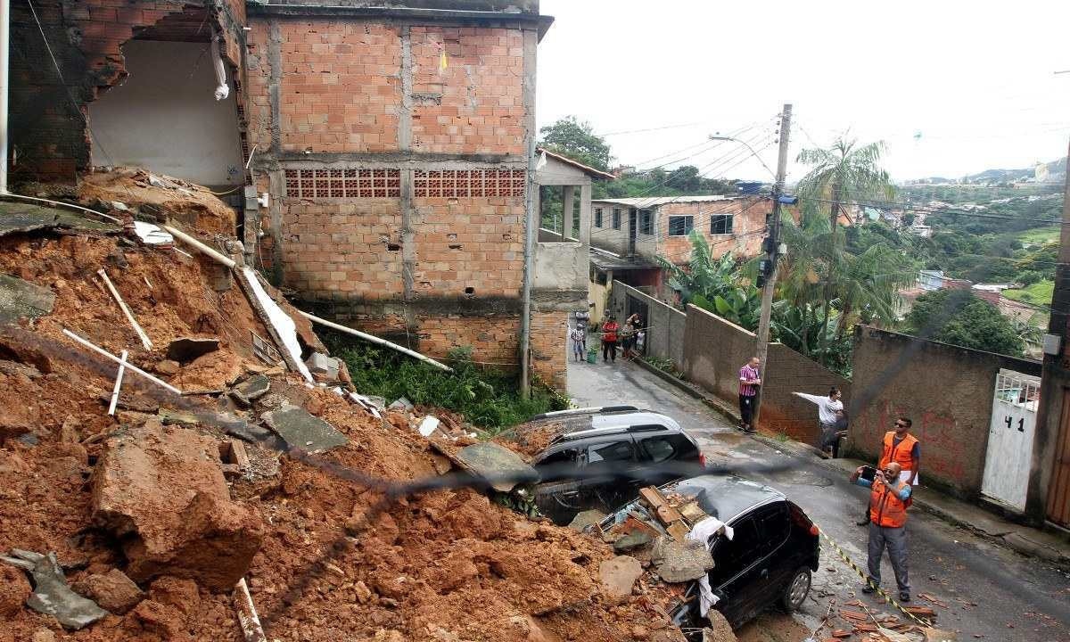Belo Horizonte tem duas regionais sob risco geológico até segunda