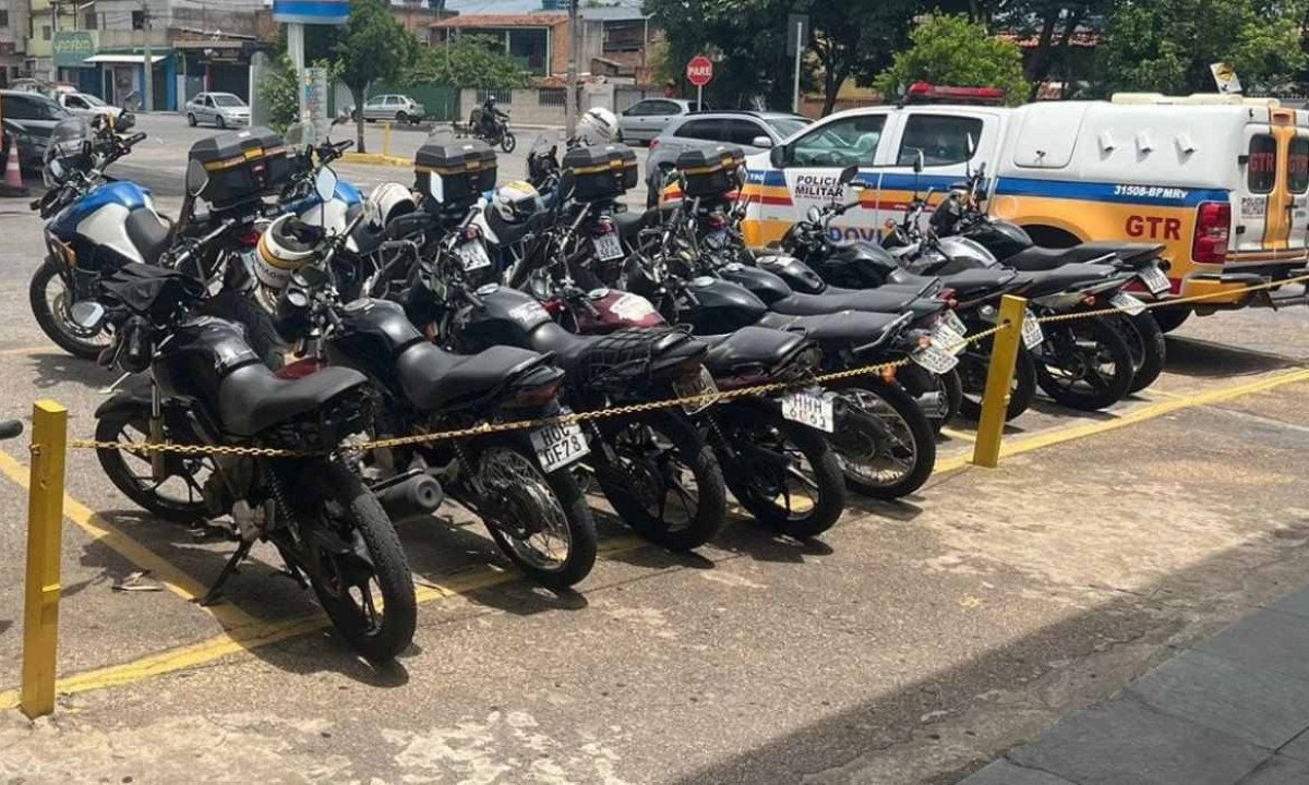 Desde o Natal, 3.900 motocicletas foram apreendidas durante operação de enfretamento aos 