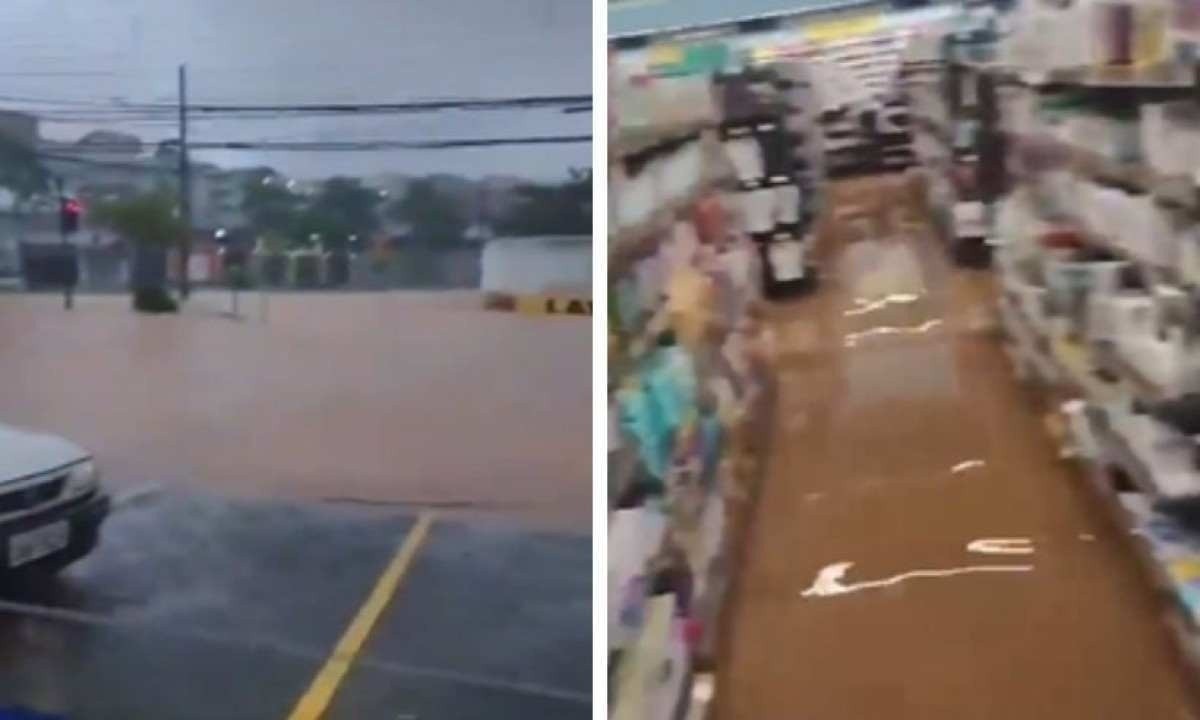 Choveu 93 mm em Contagem durante o temporal desse domingo (31/12)