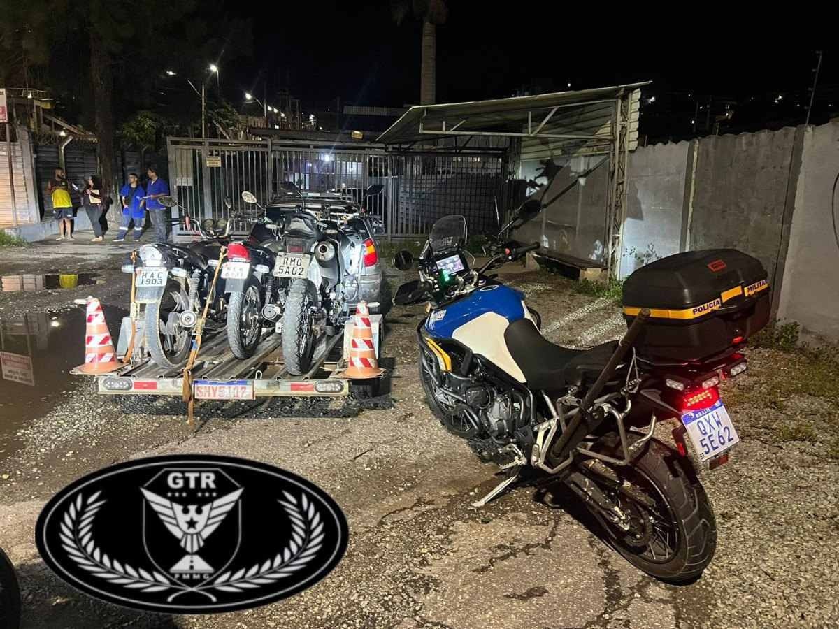 Em cinco dias, polícia recolhe 204 motos em rodovias de Minas