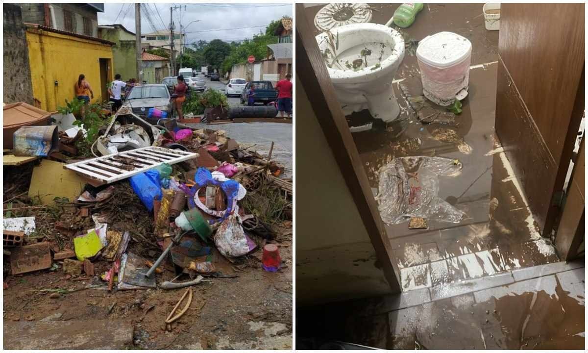 Chuva: casa é atingida por tromba d’água e família perde todos os pertences