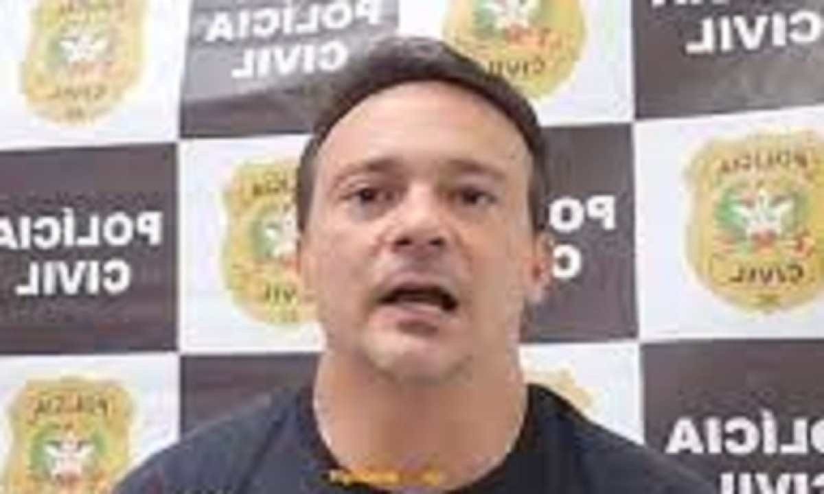 O delegado Bruno Effori, da Polícia Civil de Santa Catarina, que preside as investigações -  (crédito: PCSC)