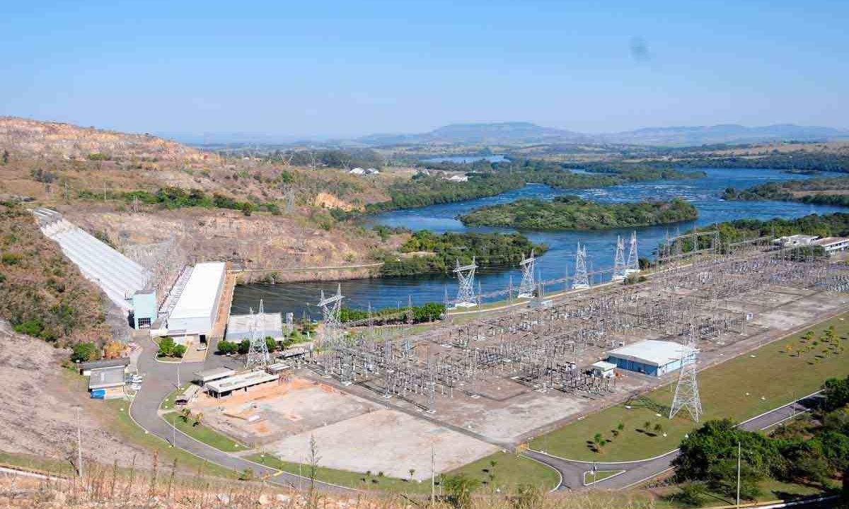 O reservatório da Hidrelétrica de Furnas, no Sul de Minas, está com 60,58% da capacidade de água armazenada neste início de ano -  (crédito: Gladyston Rodrigues/EM/D.A Press – 14/7/16)