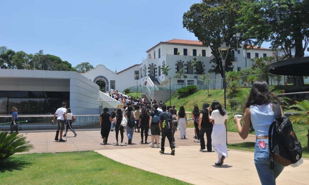 Colônia de férias no Complexo Esportivo da PUC Minas -  (crédito: Gladyston Rodrigues/EM/D.A.)