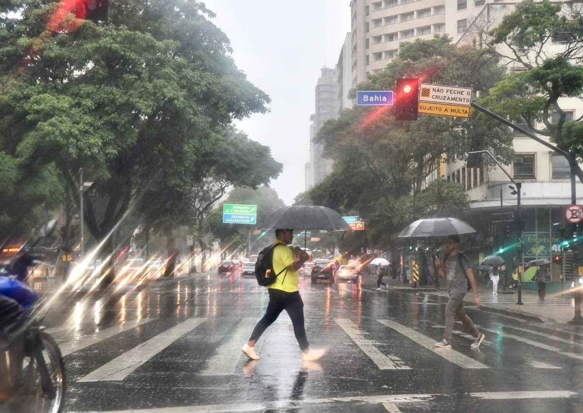 Região de BH tem quase 50% do volume de chuva esperado para o mês