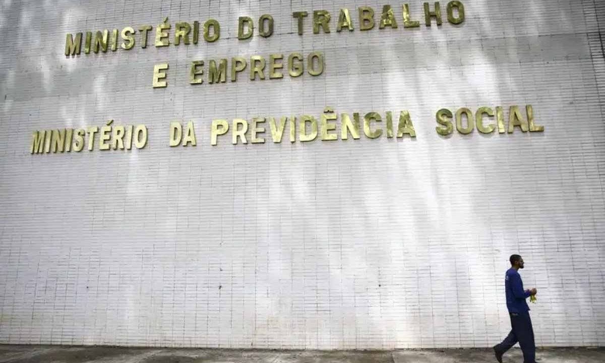 MinistÃ©rio do Trabalho e Emprego. -  (crédito: AgÃªncia Brasil)