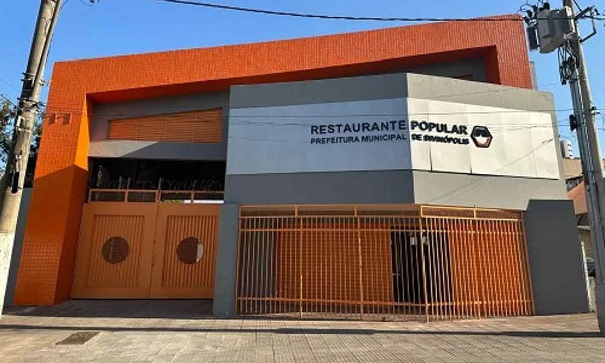 O Restaurante Popular voltou a funcionar no dia 16 de outubro do ano passado -  (crédito: Divulgação/Prefeitura de Divinópolis)