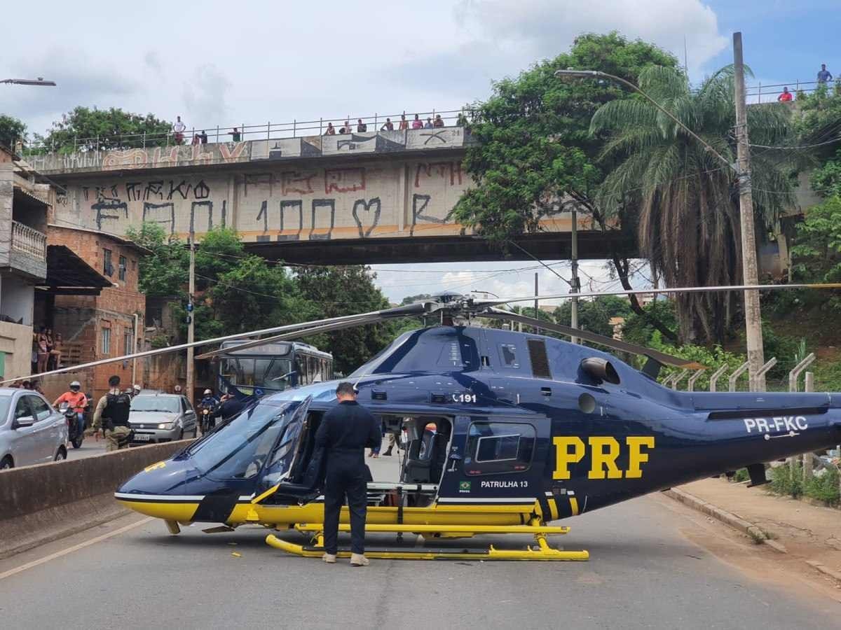 Cenipa inicia investigação no helicóptero da PRF que caiu em BH