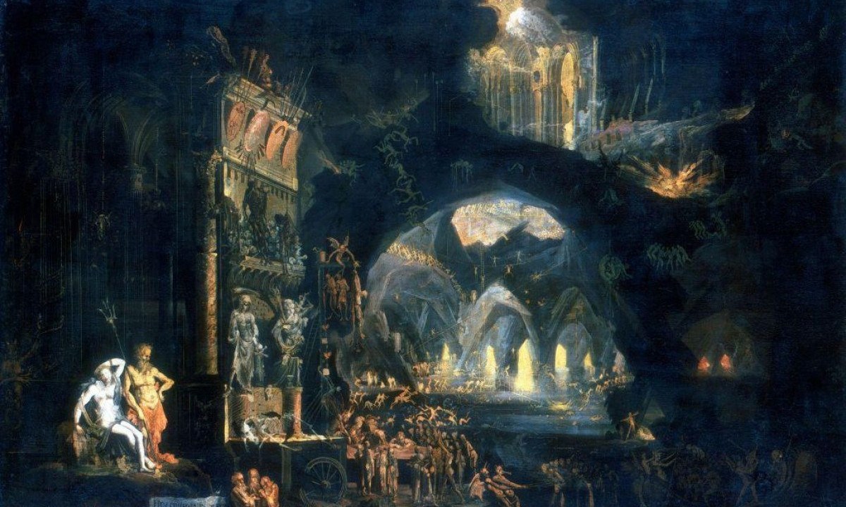 Ilustração de Hades segundo crença grega — submundo para onde iriam almas depois da morte  -  (crédito: Getty)