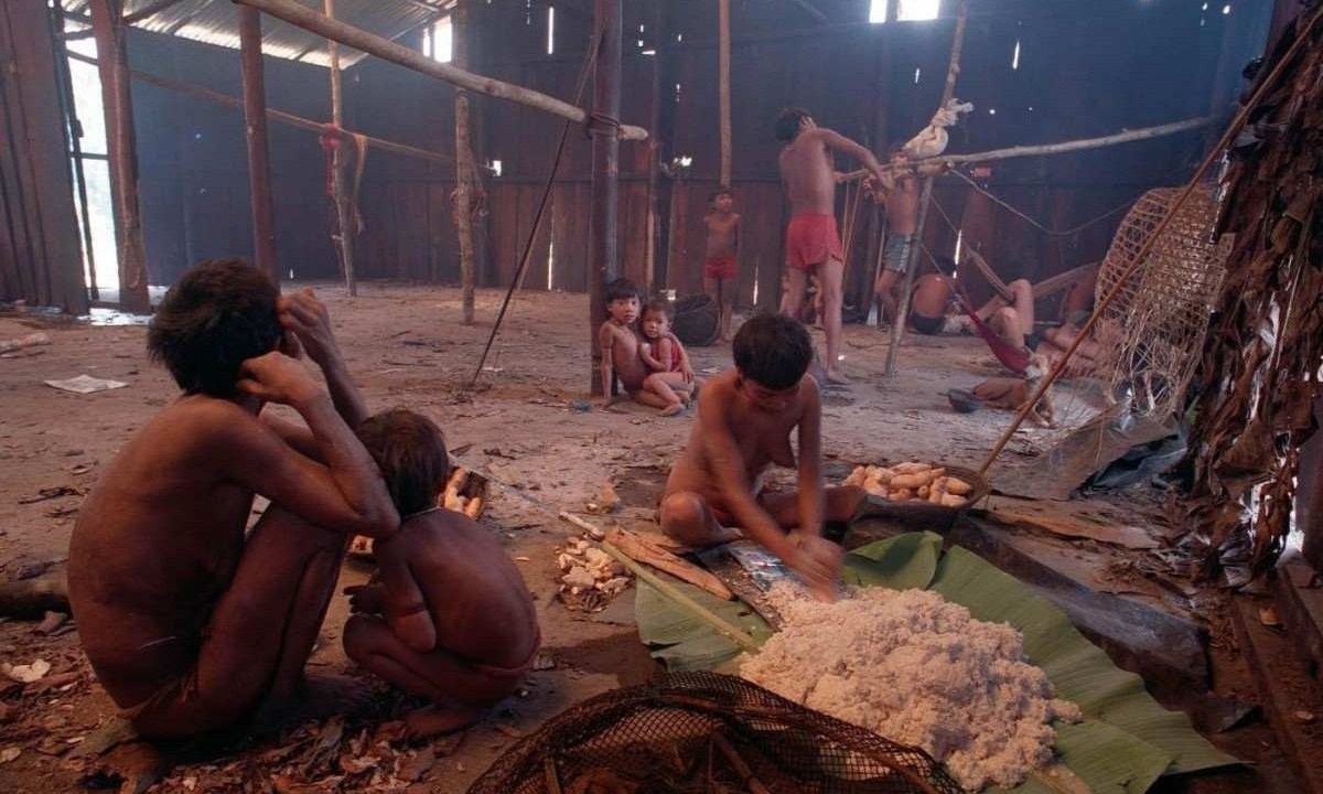 
 Maloca de índios ianomâmi em Roraima -  (crédito:  Ormuzd Alves/Folhapress)