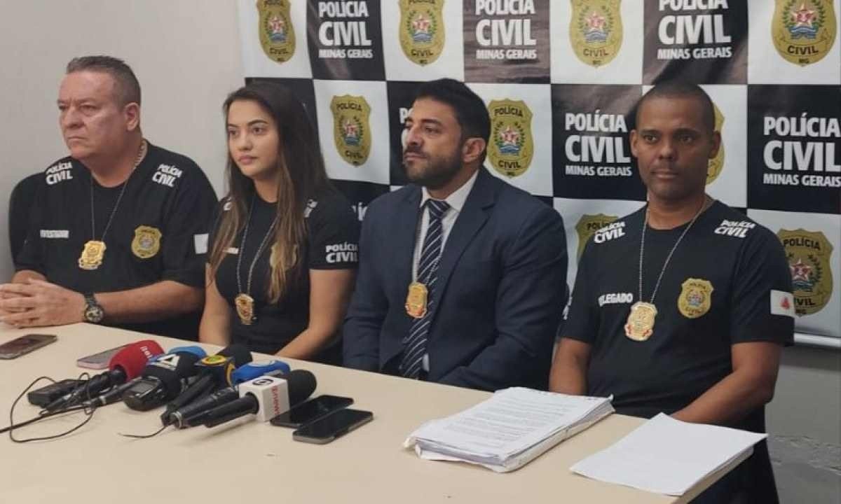 Os delegados afirmaram que o suspeito é reincidente no crime de roubos de cofres -  (crédito: Jair Amaral/EM/D.A Press)