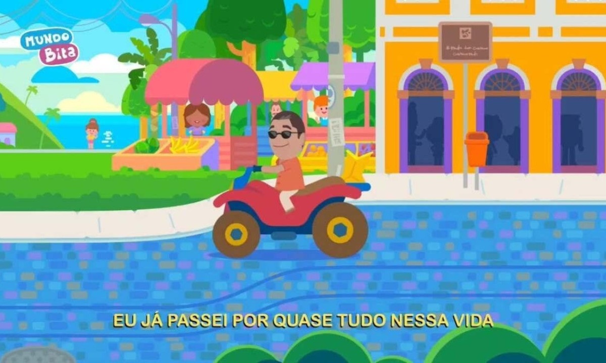 Zeca e seu quadriciclo, que ajudou desabrigados em Xerém - (crédito: Mundo Bita/reprodução) Zeca e seu quadriciclo, que ajudou desabrigados em Xerém - (crédito: Mundo Bita/reprodução)