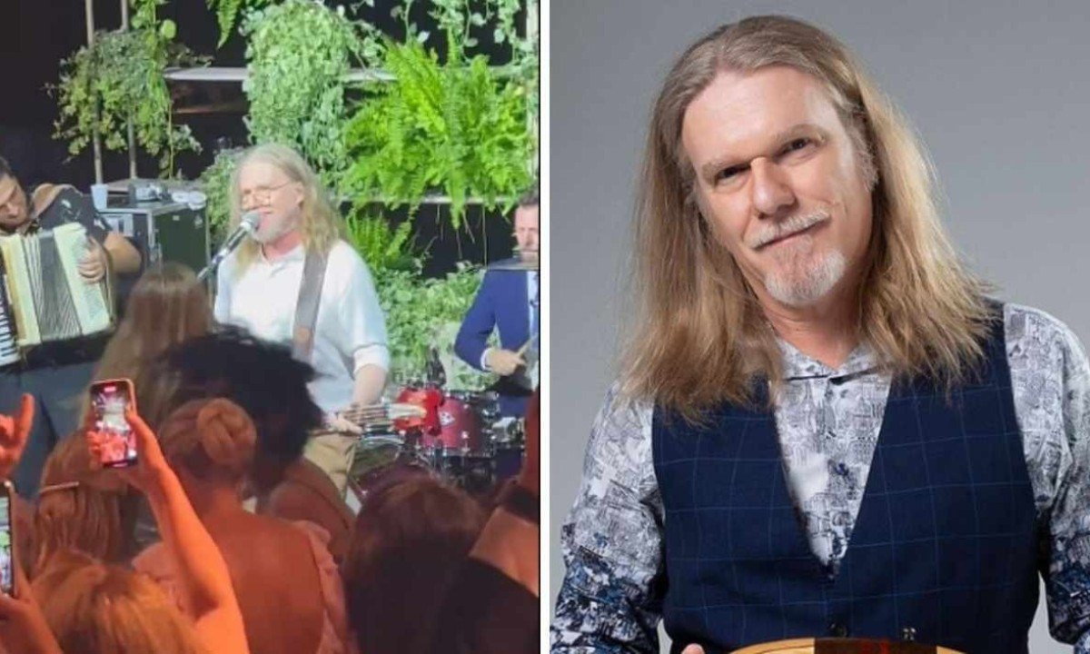 Humberto Gessinger cantou no casamento da filha -  (crédito: Reprodução/redes sociais - Divulgação)