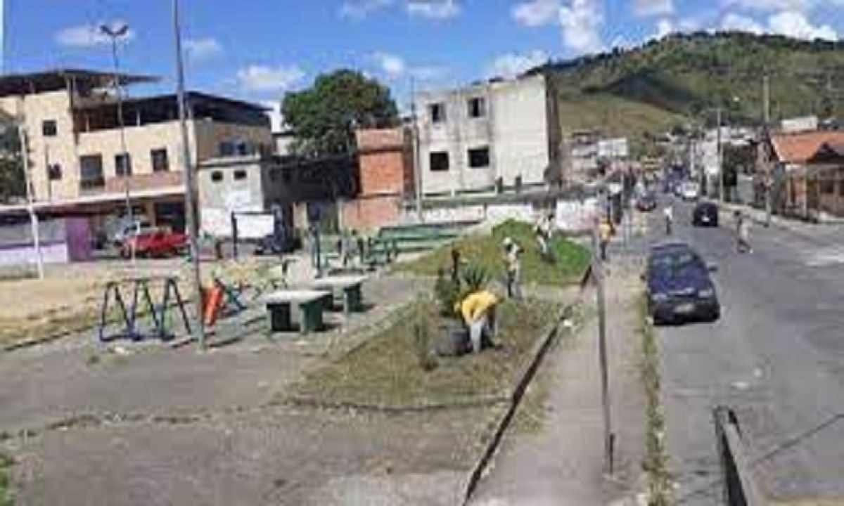 O Bairro Santa Cruz é conhecido pelo tráfico de drogas em Juiz de Fora -  (crédito: Facebook)