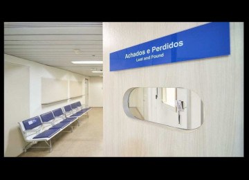Setor de Achados e Perdidos em Confins -  (crédito: Aeroporto Internacional de Confins/Divulgação/Facebook)