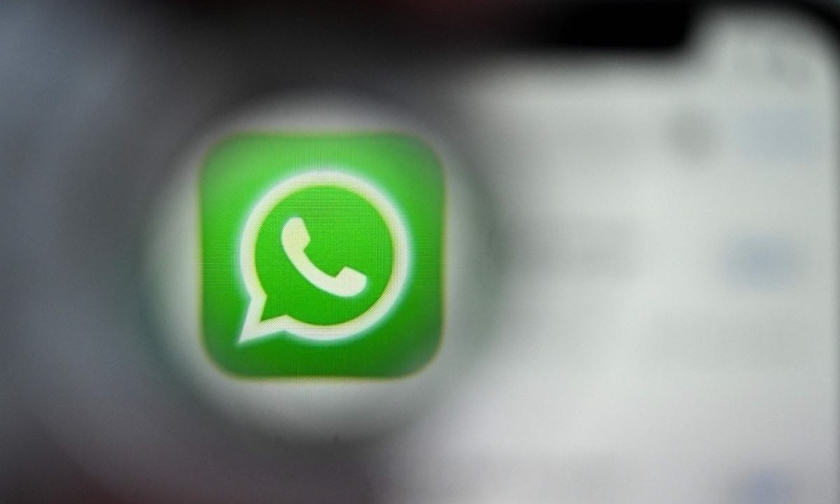 Whatsapp lança ferramenta para que usuários possam criar suas próprias figurinhas -  (crédito: Kirill KUDRYAVTSEV / AFP)